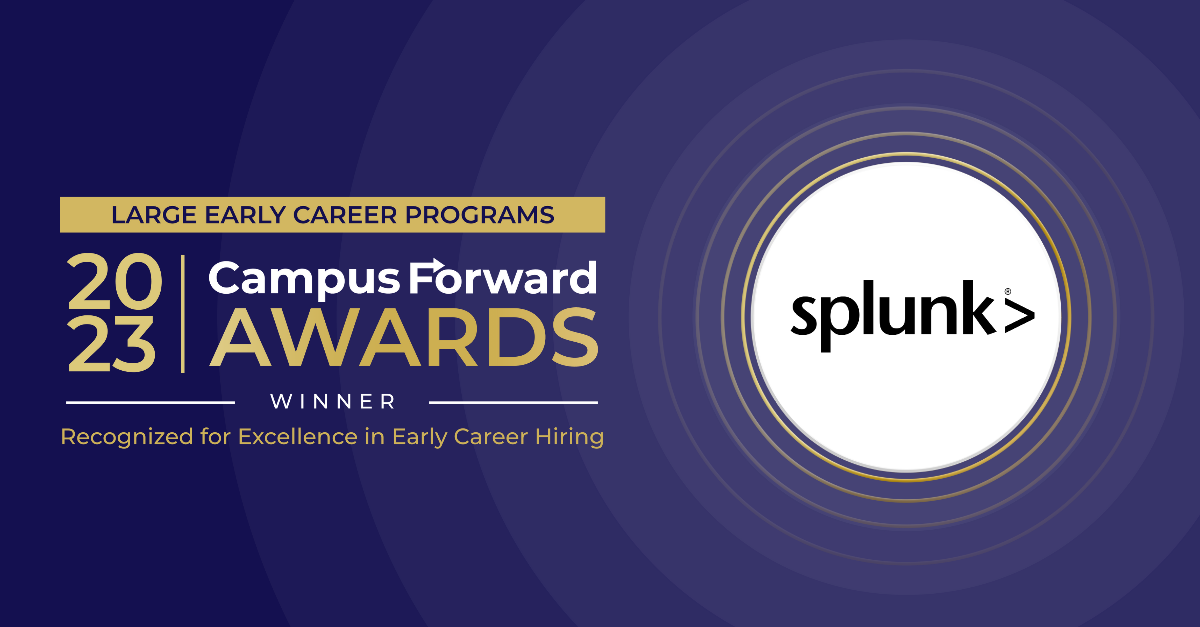 Splunk 2023 Campus Forward Award Winner